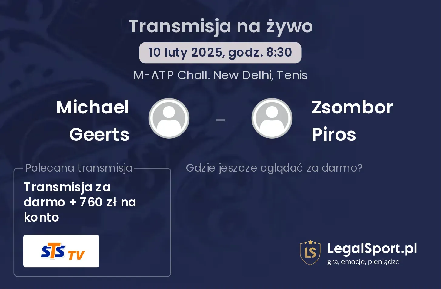 Michael Geerts - Zsombor Piros gdzie oglądać?