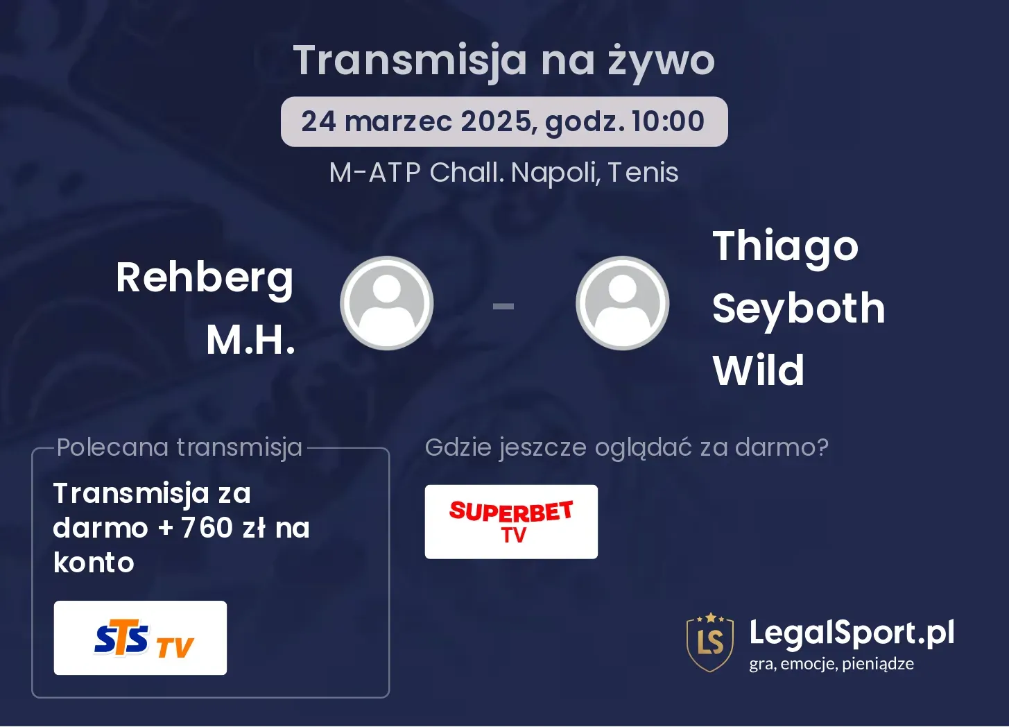 Rehberg M.H. - Thiago Seyboth Wild gdzie oglądać?