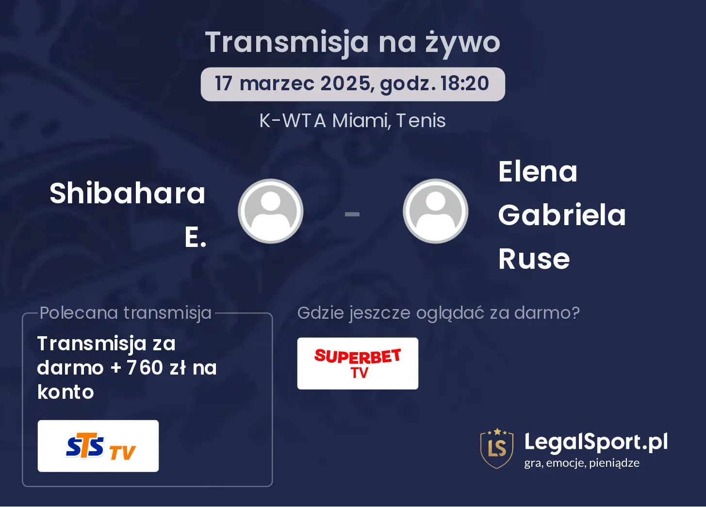 Shibahara E. - Elena Gabriela Ruse transmisja na żywo