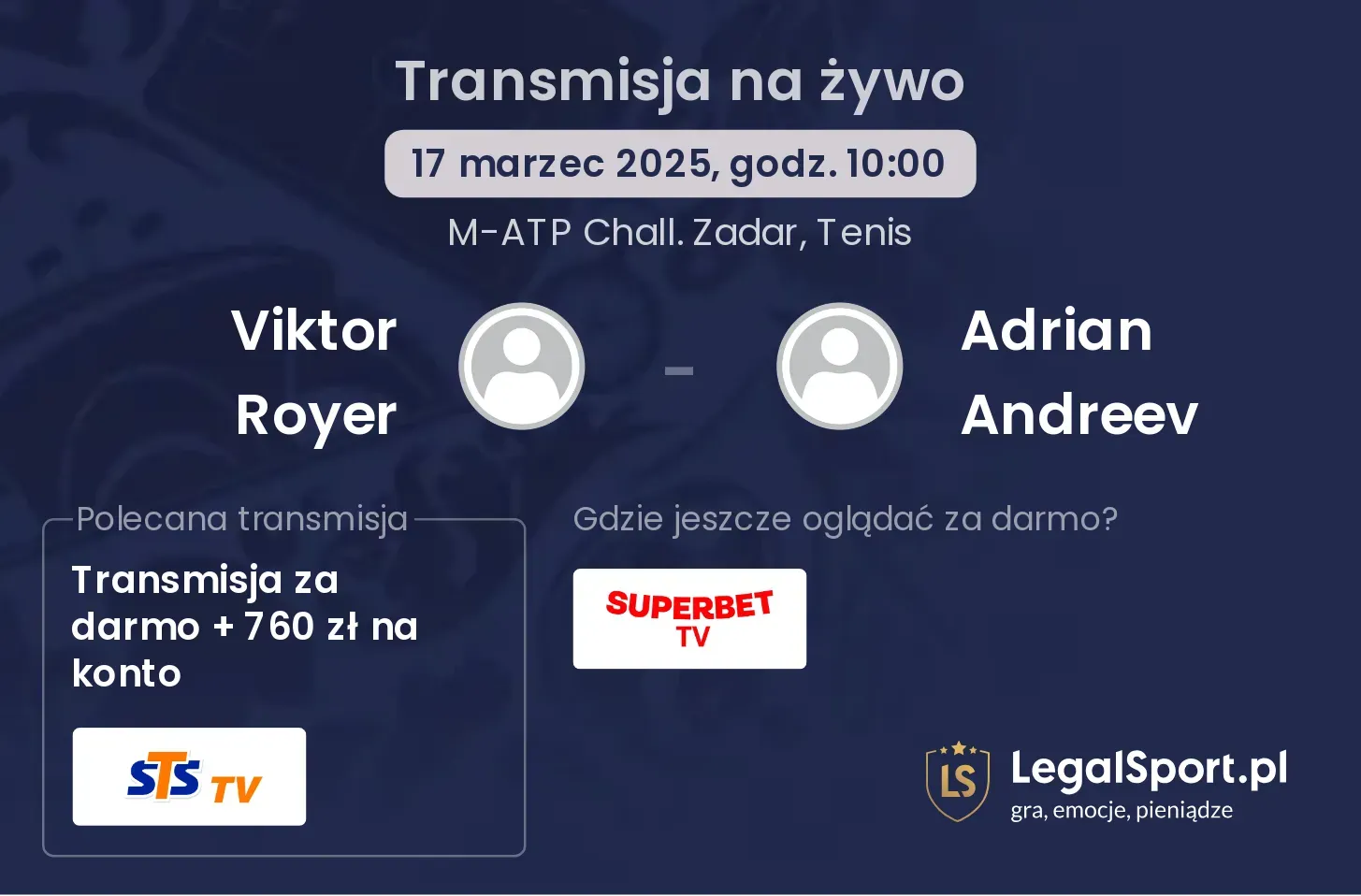 Viktor Royer - Adrian Andreev gdzie oglądać?