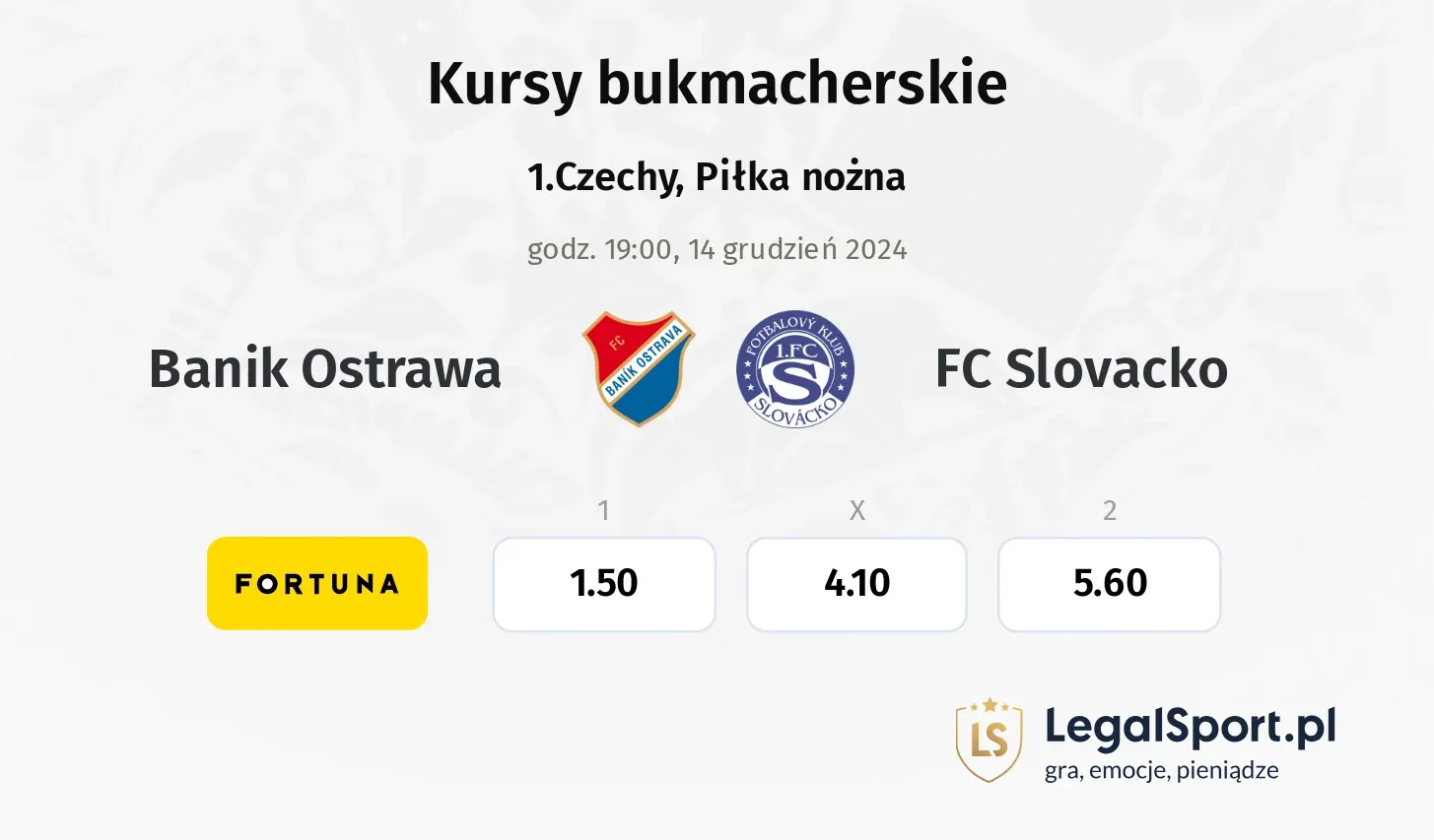 Banik Ostrawa - FC Slovacko promocje bonusy na mecz