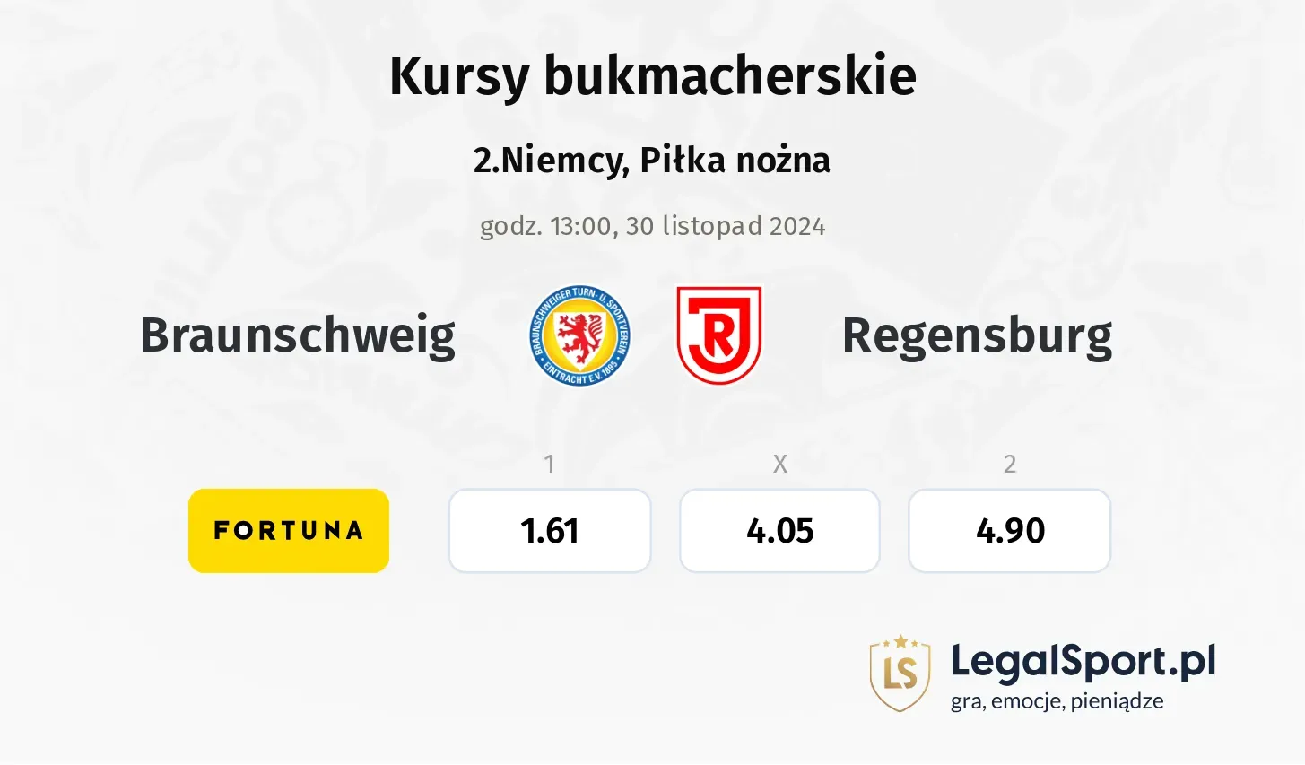 Braunschweig - Regensburg promocje bonusy na mecz