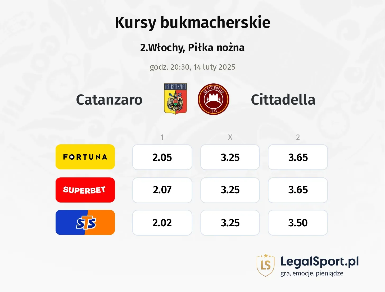 Catanzaro - Cittadella promocje bonusy na mecz