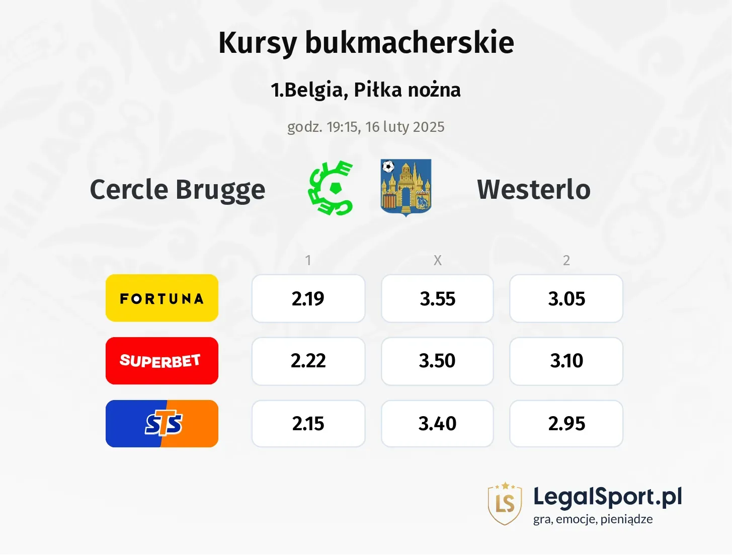 Cercle Brugge - Westerlo promocje bonusy na mecz