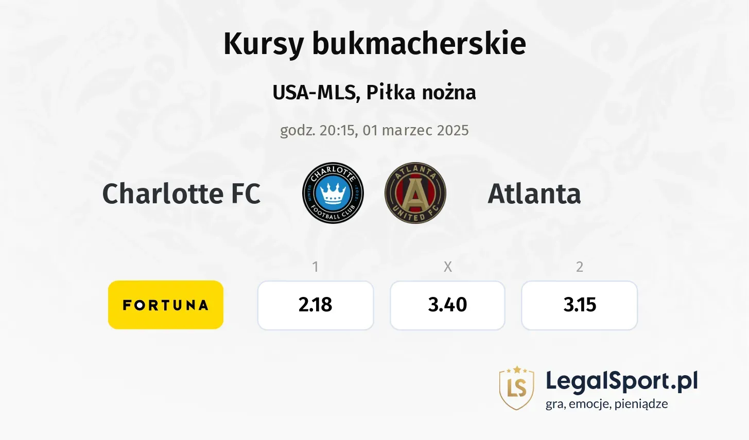 Charlotte FC - Atlanta promocje bonusy na mecz