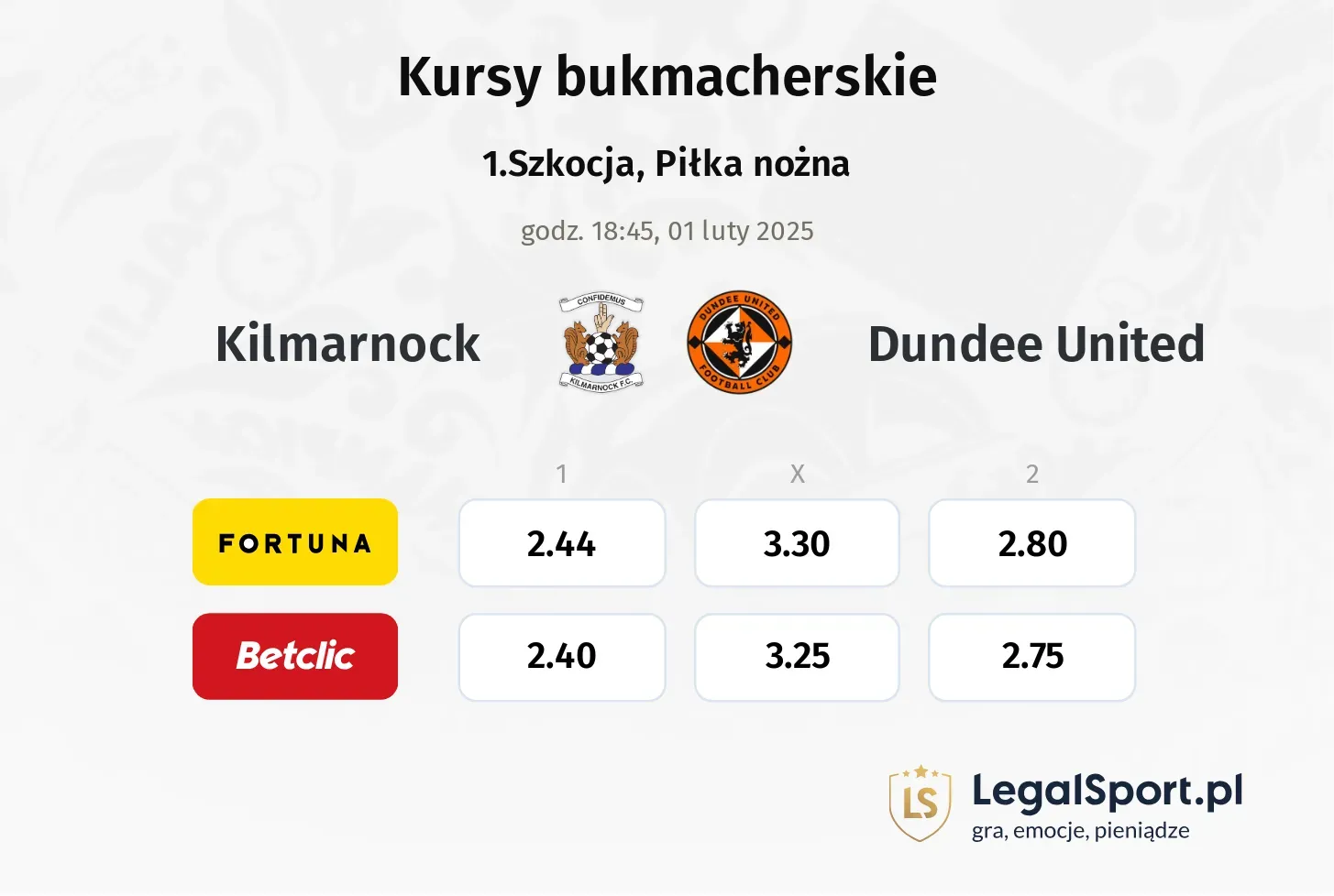 Dundee United - Kilmarnock promocje bonusy na mecz