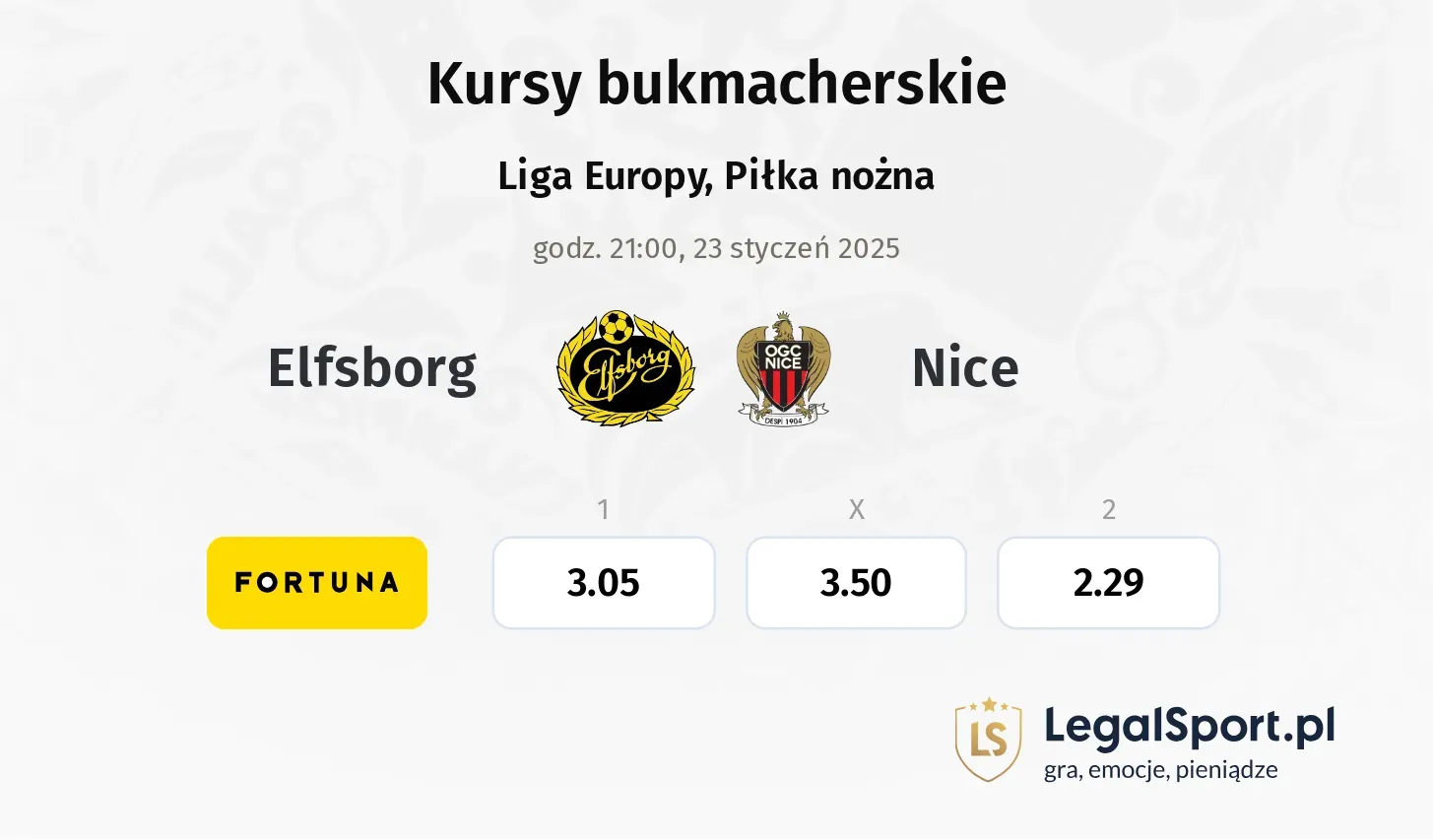 Elfsborg - Nice promocje bonusy na mecz