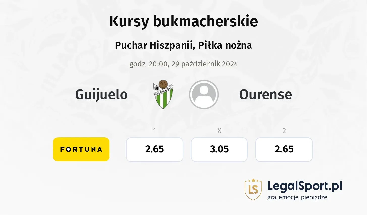 Guijuelo - Ourense promocje bonusy na mecz