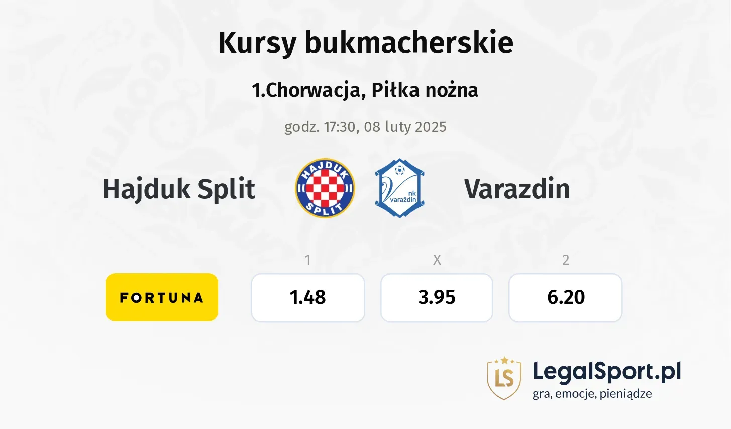 Hajduk Split - Varazdin promocje bonusy na mecz