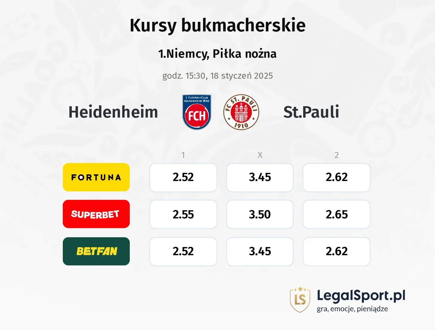 Heidenheim - St.Pauli promocje bonusy na mecz