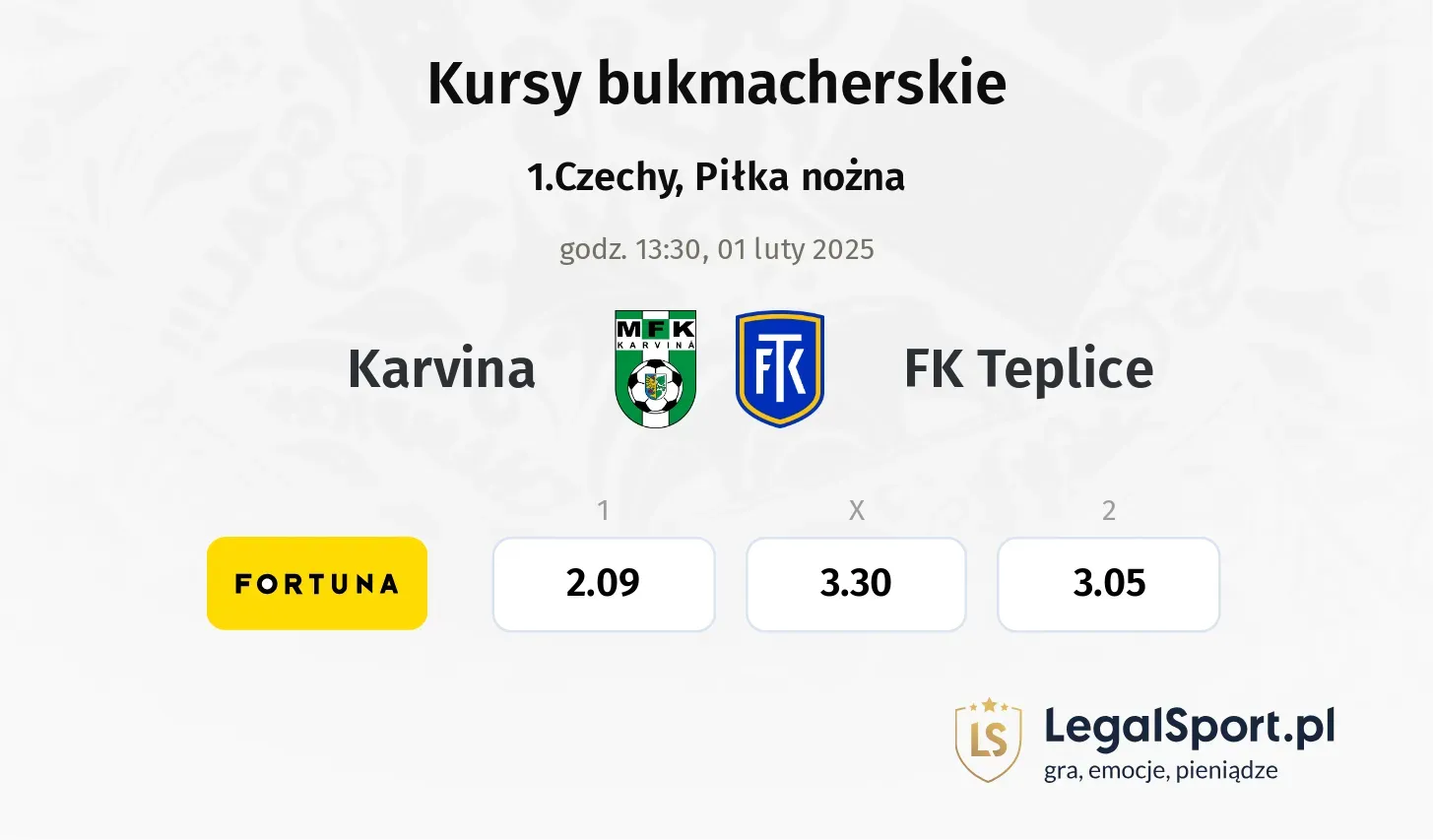 Karvina - FK Teplice promocje bonusy na mecz