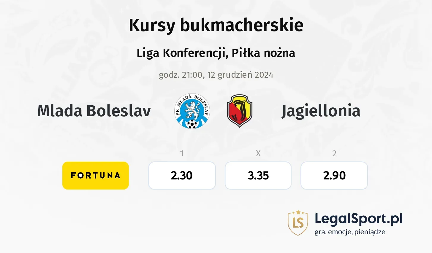 Mlada Boleslav  - Jagiellonia promocje bonusy na mecz