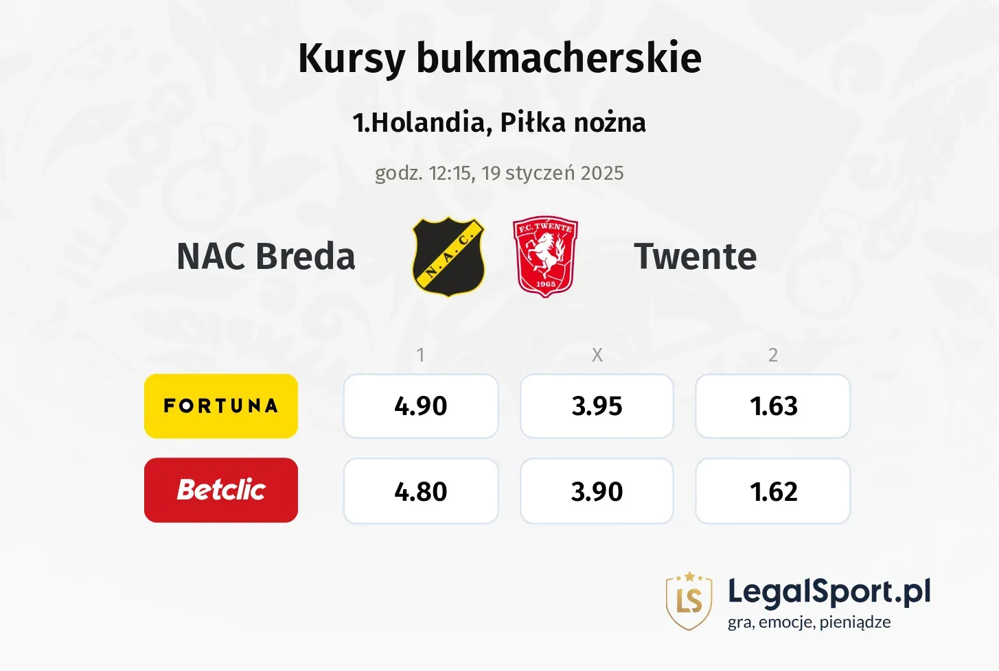 NAC Breda - Twente promocje bonusy na mecz