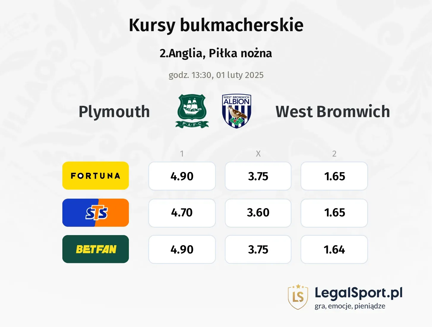 Plymouth - West Bromwich promocje bonusy na mecz