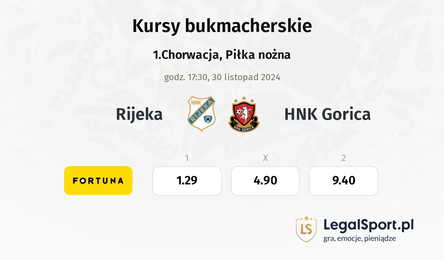 Rijeka - HNK Gorica promocje bonusy na mecz