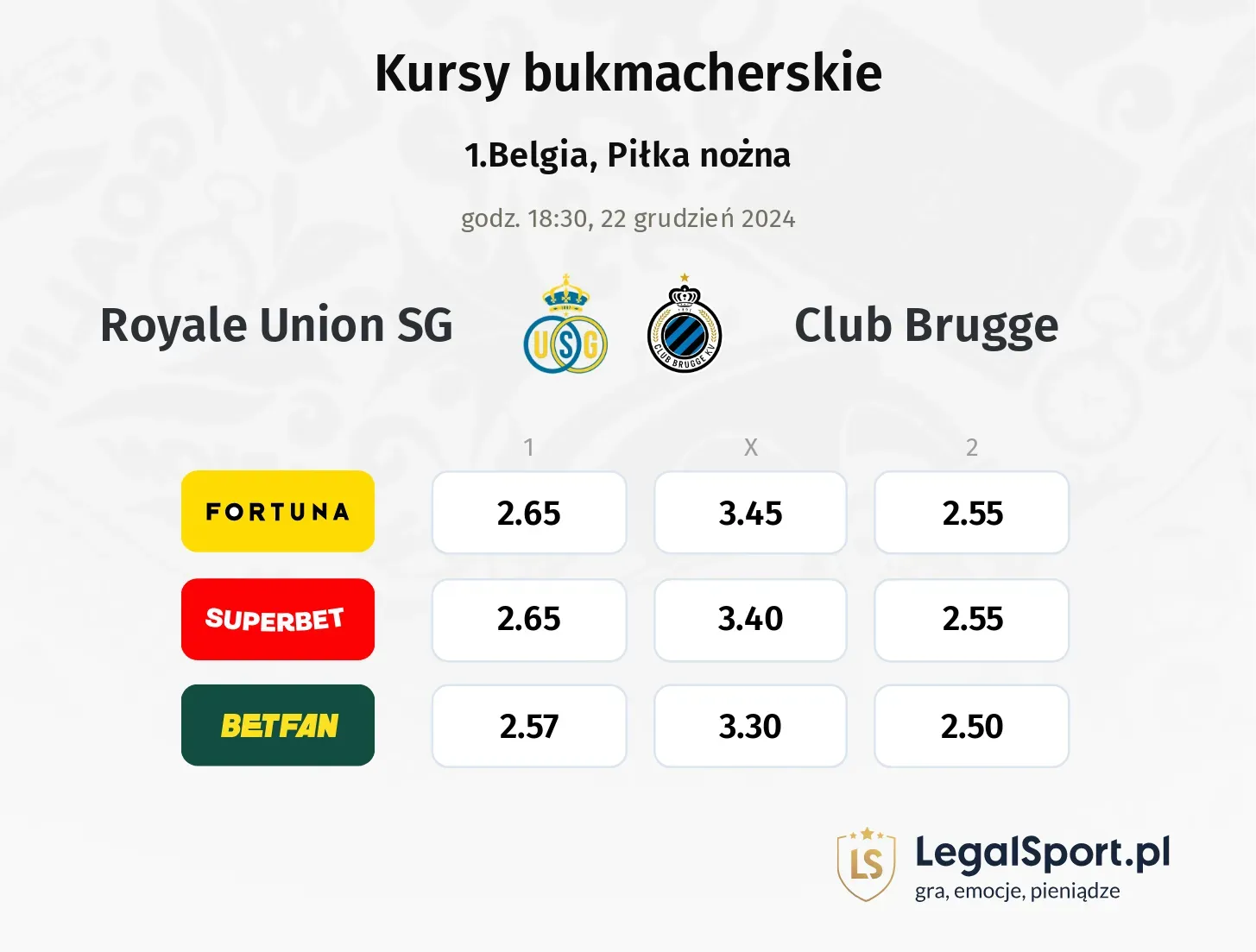 Royale Union SG - Club Brugge promocje bonusy na mecz