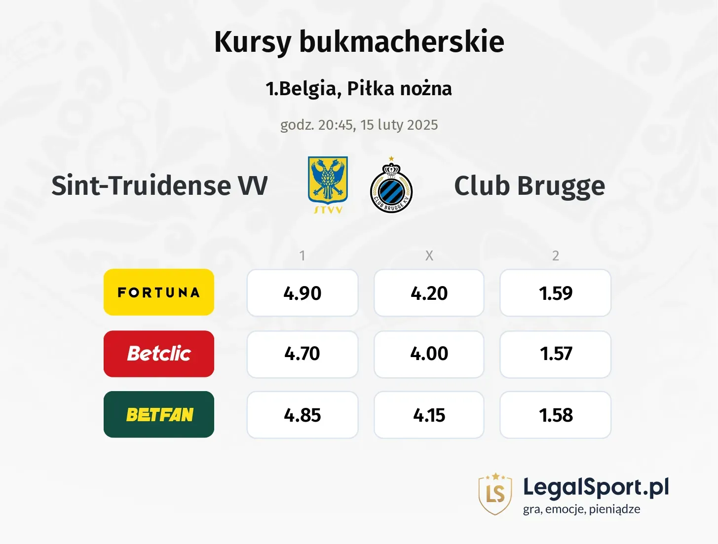 Sint-Truidense VV - Club Brugge promocje bonusy na mecz