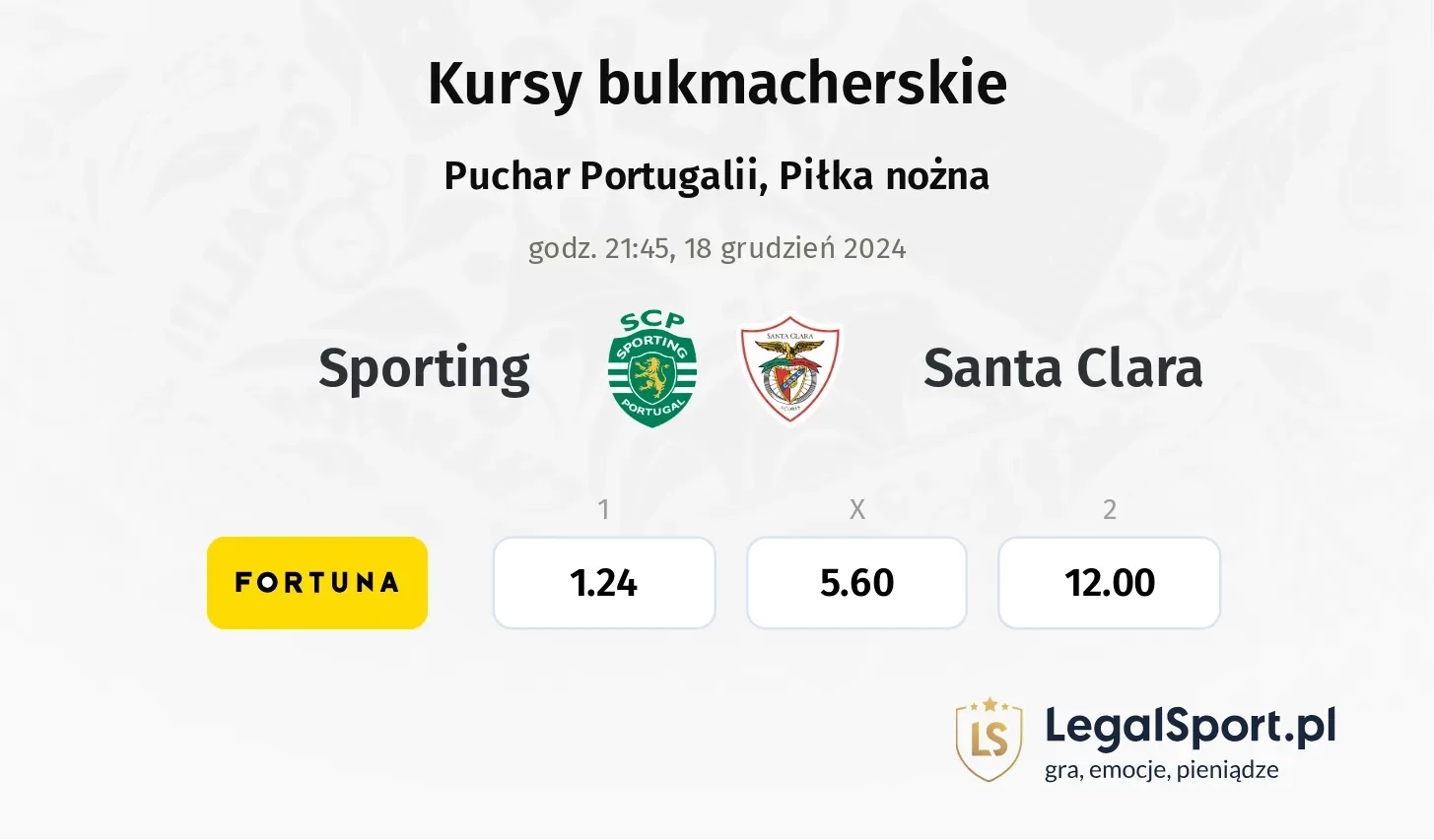 Sporting - Santa Clara promocje bonusy na mecz