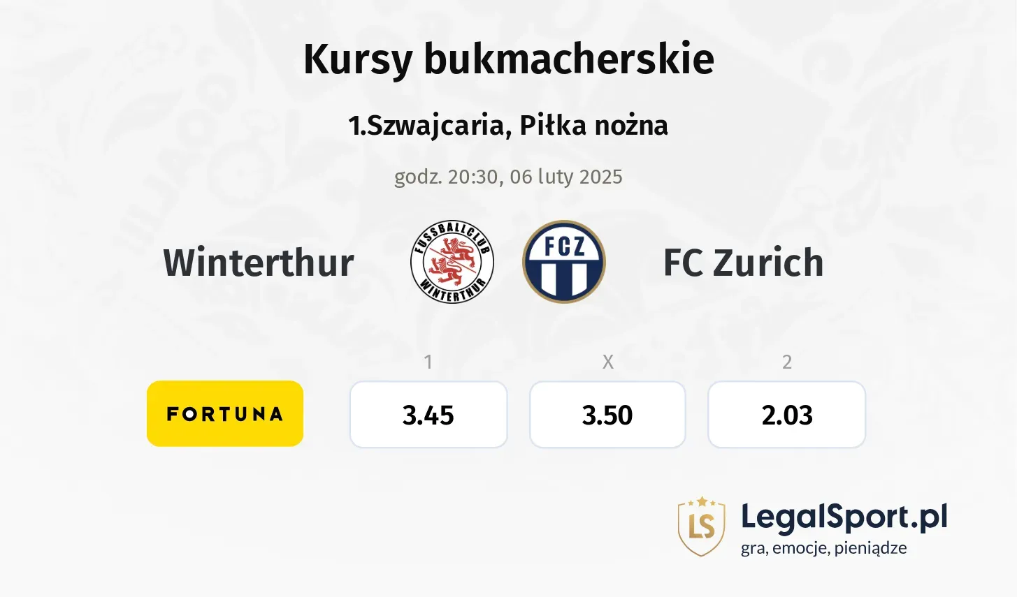 Winterthur - FC Zurich promocje bonusy na mecz