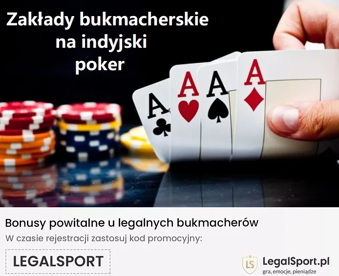 Indyjski poker - zakłady bukmacherskie