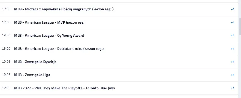 Typy długotermoniowe na baseball w forBET