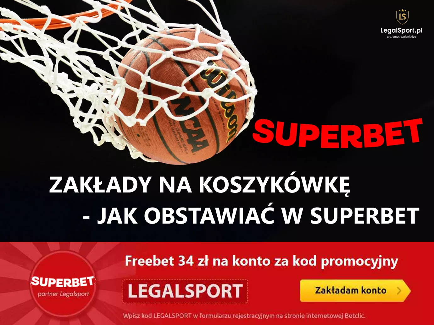 Oferta na koszykówkę w Superbet - zdjęcie główne do tekstu
