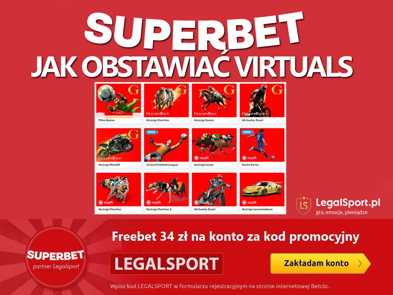 Jak obstawiać sporty wirtualne w Superbet Polska