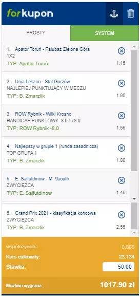 forBET online - kupon online