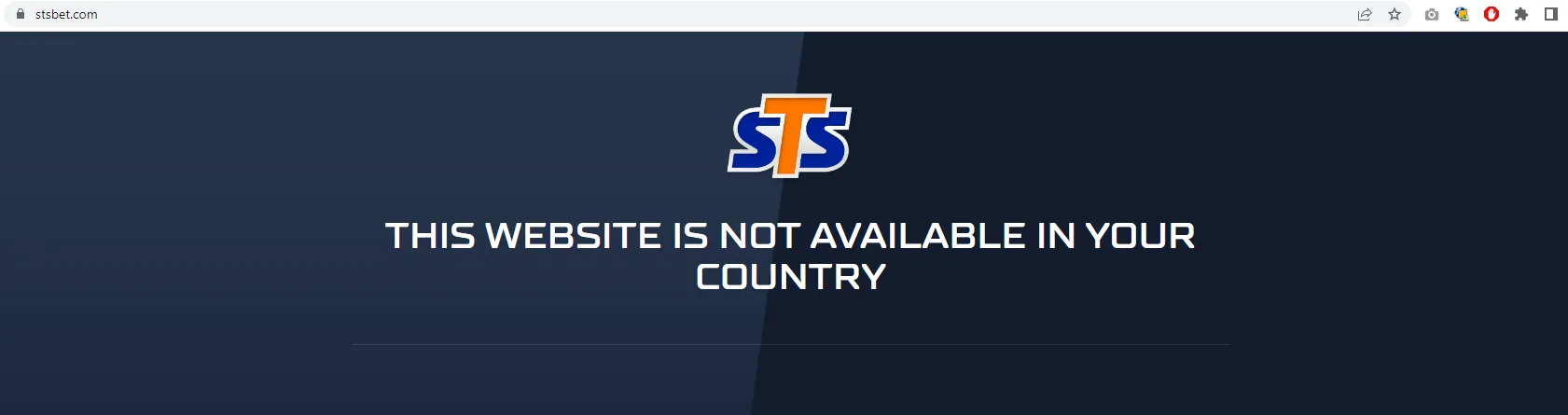 Strona stsbet.com nie działa w Polsce