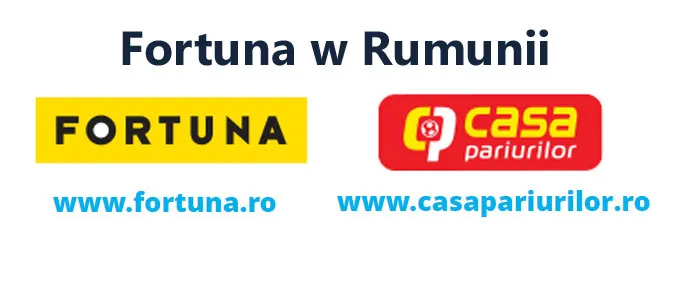 W Rumunii Fortuna działa pod dwoma brandami