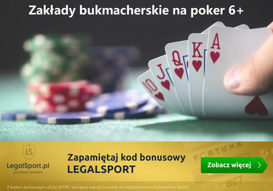 Zakłady bukmacherskie na poker 6+