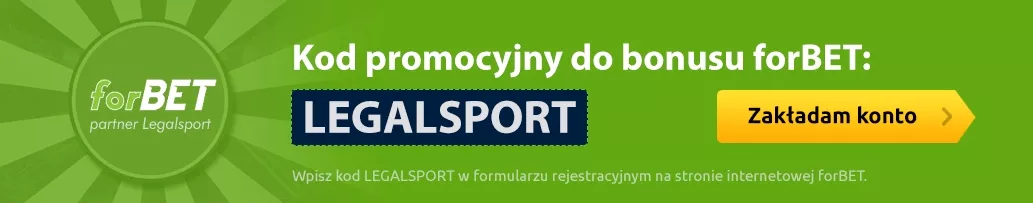 Bonus powitalny w forBET z kodem do 3310 zł
